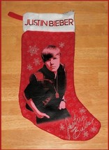 Official Justin Bieber Holiday Christmas Stocking - £46.88 GBP