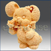 egbhouse, 2D Silicone Soap Mold, plaster mold, polymer clay mold - Honey Bunny - £18.61 GBP