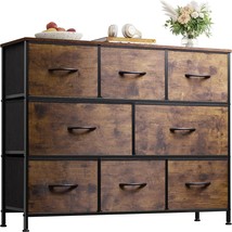Wlive Fabric Chest Of Drawers For Bedroom, Bedroom Dresser Tv Stand For 32 40 43 - £77.77 GBP