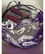 Justin Bieber &quot;Girlfriend&quot; Clear Purple Satchel - $296.74 MXN
