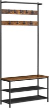 Vasagle Hall Tree With Bench And Shoe Storage, Entryway Bench With Coat Rack - £59.00 GBP