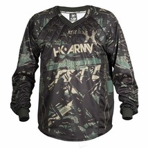 New HK Army Paintball HSTL Line Playing Jersey -  Jungle Camo - Large L - £51.11 GBP