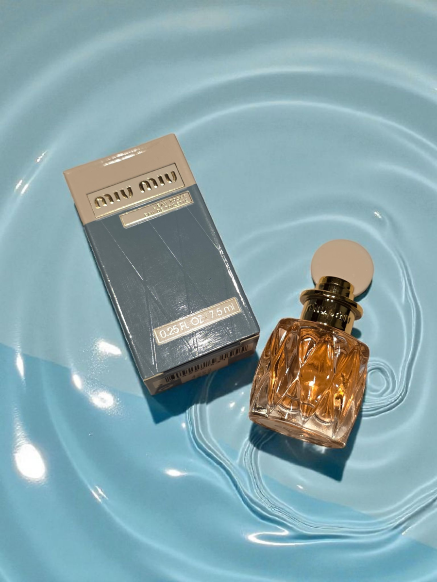 Miu Miu L&#39;Eau Rosée Eau De Toilette 7.5ml/0.25oz Miniature Splash - $21.00