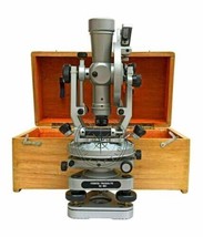 Theodolite Wi. Wooden Box Transit Alidade Surveying Instrument usable it... - £400.33 GBP