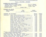 Shumsky&#39;s Romanian Restaurant Menu Atlantic City New Jersey 1968 - £66.03 GBP