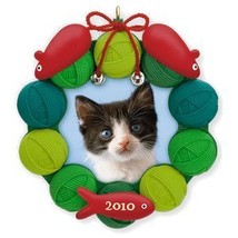 Pretty Kitty Photo Holder 2010 Hallmark Ornament by Hallmark Keepsakes - £14.94 GBP