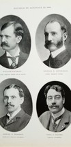 Notable St. Louis Men of 1900 Photos JUDGES Zachritz Eggers Ferriss Flitcraft B9 - £8.84 GBP