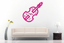 Picniva HotPink 40&quot; Violin with Music Notes Music Note DIY Sticker Home ... - $19.59