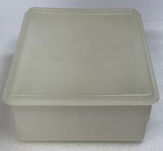 vintage eagle super seal Rectangle container white opaque lunchbox refri... - £2.35 GBP