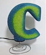 Nightlight Lamp Initial &quot;C&quot; Blue and Green 7 watts - $12.08 CAD
