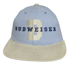 Budweiser Snapback Light Blue Hat Vintage Cap 1994 Made in USA NOS - $13.79 CAD