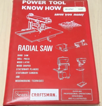 1979 Vintage Sears Craftsman Radial Saw Know How Handbook Book Manual 2917 - $15.79