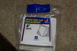 Traditional Dryer Vent Cap Replacement 4&quot; White - $6.00