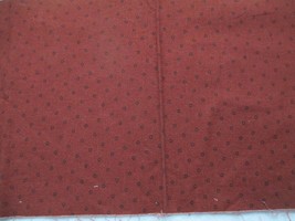 Fabric NEW Concord Tiny Black Circle on Crimson Red 41&quot; x 7-1/2&quot; to Quil... - £2.41 GBP