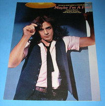Eddie Money Sheet Music Vintage 1979 Maybe I&#39;m A Fool - £18.00 GBP