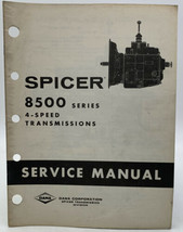 Spicer 8500 Series Service Manual 4 Speed Transmission Shop Repair Book ... - $9.45