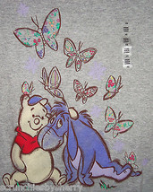 Disney Store Winnie Pooh Eeyore T-Shirt Ladies Gray Size  X-Small XS New - £23.99 GBP