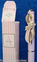 Breast Cancer Awareness Pink Ribbon Ink Pen ~ AVON Circa 1995 Vintage ~ ... - $29.70
