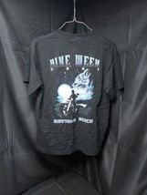 VTG Bike Week Mens L Motorcycle Daytona Harley Indian Biker 2001 Wolf T-SHIRT  - £11.14 GBP