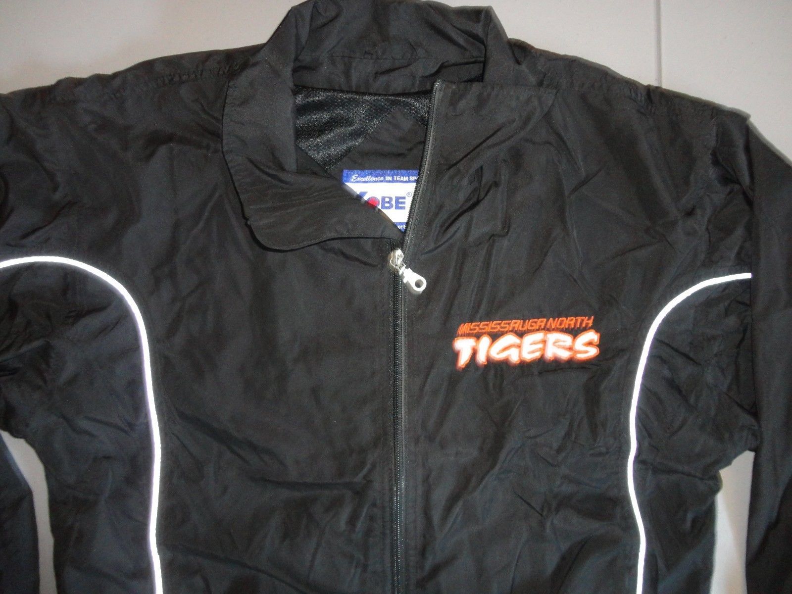 Primary image for Black KOBE Mississauga North Tigers CANADA Baseball Dugout Jacket Youth 14-16