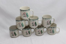 Atico Let it Snow Christmas Cups Lot of 8  Xmas - $16.65