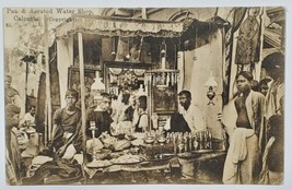 India Pan &amp; Aerated Water Shop Calcutta Vintage Postcard T14 - £31.42 GBP