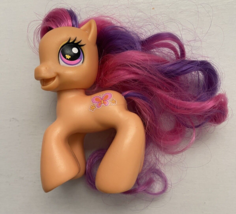 My Little Pony G3 Scootaloo 2008 Hasbro Orange Horse Pink Purple Hair 3.5 inches - $14.02