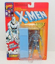 Nib 1993 Marvel Comics Toy Biz Super Ice Slide X-MEN Iceman Action Figure - £15.97 GBP