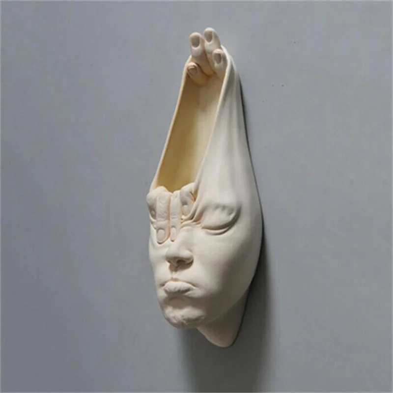 Play Surreal New Series of Art Face Mask Home Decoration Pendant Resin A Novelty - £50.17 GBP