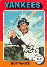 1975 Topps #375 Roy White New York Yankees ⚾ A - £0.75 GBP
