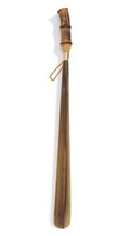 Shoehorn, Bamboo Handle, 22 Inches Long. Durable &amp; Unique. Made In Italy. - £58.79 GBP