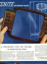 Tenite An Eastman Plastic Magazine Ad 1930&#39;s A Problem Old As Glass - £10.87 GBP