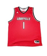 Adidas NCAA Louisville Cardinals Basketball Jersey Size 2XL White Black ... - $27.55