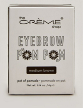 The Creme Shop Eyebrow Pom Pom Pot of Pomade Medium Brown - $7.86