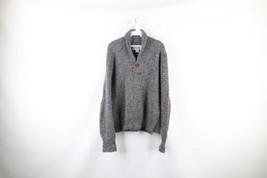 Vtg 90s American Eagle Outfitters Mens Medium Wool Blend Knit Shawl Sweater USA - £55.52 GBP