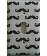 Mustache Design Light Switch Cover home wall decor lighting outlets bedr... - £8.20 GBP