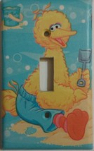 BIG BIRD Light Switch Plate Cover lighting nursery decor kid room Sesame Street - £8.38 GBP