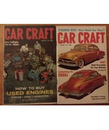 2 issues Car Craft Magazine February 1957 &amp; January 1958 - $17.81