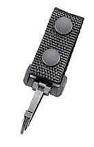 Uncle Mike&#39;s Kodra Duty Nylon Web Standard Key Ring Holder, Black - £11.09 GBP