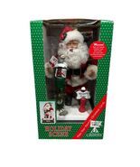 Vtg Holiday Creations Santa Claus Lighted Musical North Pole Scene Figur... - $67.76 CAD