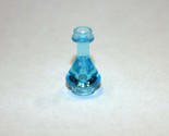 Minifigure Custom Toy Clear Blue Science Lab Beaker - $0.90