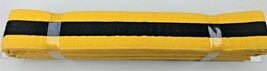 Martial Arts / MMA Belt ~ Yellow with Black Stripe - €4,23 EUR