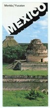 Travel Brochure Of Merida / Yucatan Peninsula Mexico Souvenir - £7.74 GBP