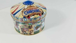 Hershey Hometown Canister #13 Hersheypark Carousel 1996 Candy Tin Souvenir - £4.74 GBP