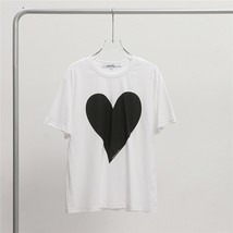 Xia Ai short-sleeved printed round neck peach heart T-shirt half-sleeved men&#39;s a - £129.70 GBP