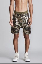 R13 Camo Harem Sequin Shorts - Green, Size  X-Small - £228.49 GBP