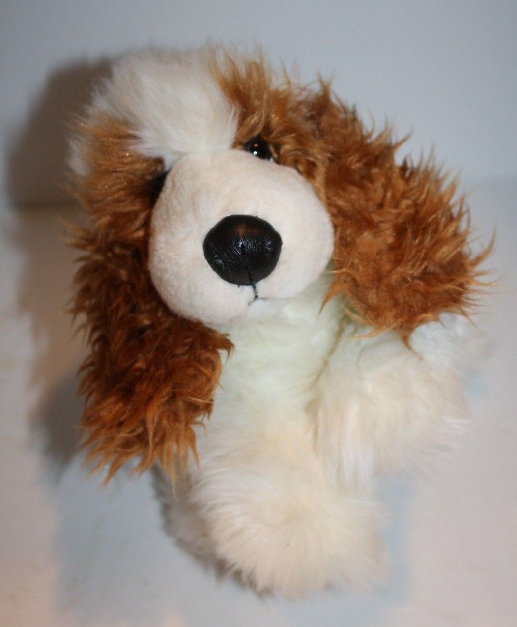 Primary image for Russ Tapioca Cocker Spaniel Soft Puppy Dog 10" Off White Plush Brown Ears 24078