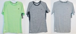 Russell Mens Dri Power Shirts Blue, Green or Gray Size Small 34-36 NWT - $13.99
