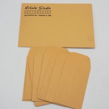 Vintage Rehula Photo Studio Charleroi Pennsylvania Lot of Empty Envelopes - $31.71