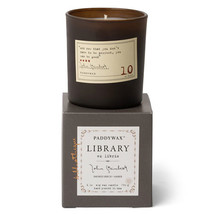 Paddywax Library Boxed Candle 6oz - Steinbeck - £24.00 GBP